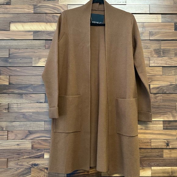 Novelti - Open-Front Sweater Coat - Picture 5 of 7